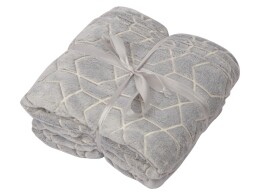 Разное Светящийся в темноте плед Lattice серый (Р)