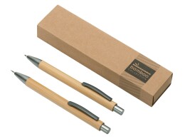 Разное Набор ручка и механический карандаш "Tender bamboo", натуральный