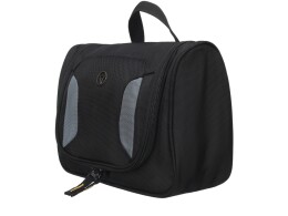 Torber Несессер TORBER, дорожный, чёрный/серый, полиэстер, 27х11х22 см