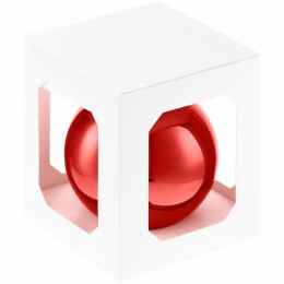 Разное Оформительский шар Finery, 10 см, глянцевый красный