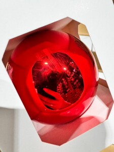 Разное Оформительский шар Finery, 10 см, глянцевый красный