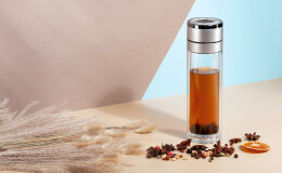 mid-oceangift Заварочный термос "Press" 400 мл, серебристый серебристый