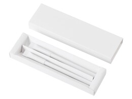 Разное Набор из ручки и вечного карандаша из переработанной бумаги "Recycled Duo", белый