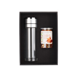 mid-oceangift Набор подарочный "Pleasure": термос "Press", специи серебристый