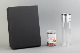 mid-oceangift Набор подарочный "Pleasure": термос "Press", специи серебристый