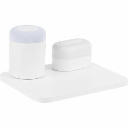 Uniscend Станция беспроводной зарядки с колонкой и ночником Trilogy, белая