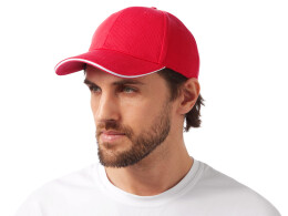 U Basic Бейсболка «Cancun», красный/белый