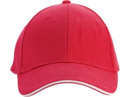 U Basic Бейсболка «Cancun», красный/белый