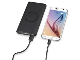 Qjet Портативный набор с беспроводным зарядным устройством (power bank) "Force", 8000 mAh