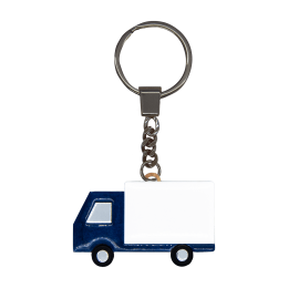 1 Брелок Грузовик (белый с синим)