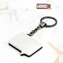 1 Брелок Мысль (белый)