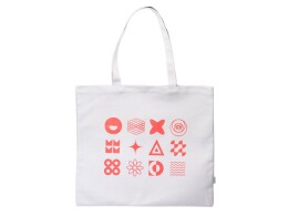 Savio Сумка Rejenny из переработанного хлопка, светло-серый (термотрансфер)