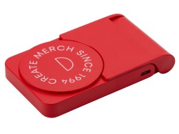 Qjet Внешний магнитный аккумулятор "MagnIQ", красный, 5000 mAh (тампопечать)