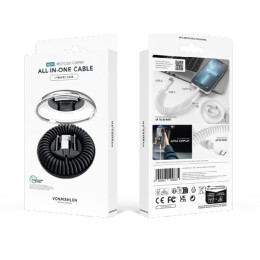 Разное Кабель VONMAHLEN allroundo® eco 6 в 1 с быстрой зарядкой, 90 см
