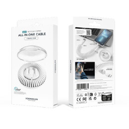 Разное Кабель VONMAHLEN allroundo® eco 6 в 1 с быстрой зарядкой, 90 см