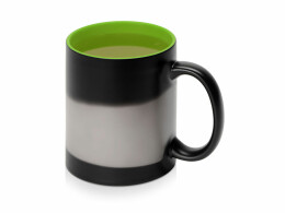 Разное Кружка-хамелеон Surprise матовая, черный/зеленое яблоко