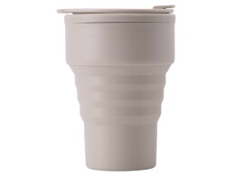 Tour de Grass Силиконовый складной стакан "GoCup", бежевый