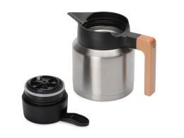 Eat&Bite Select Кофепот с деревянной ручкой, 850 мл, серебристый