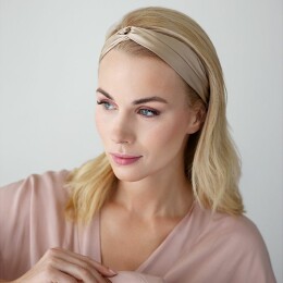 Tkano Повязка для волос Essential, бежевая
