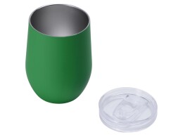 Waterline Термокружка Sense Gum, soft-touch, непротекаемая крышка, 370мл, крафтовая упаковка, зеленый