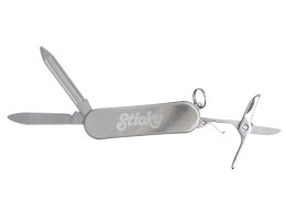 Разное Мультитул-складной нож 3-в-1, металлик (гравировка)