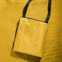 Happy gifts Плед для пикника "Rest"; жёлтый; 115 х 140 см; двухсторонний материал флис 150 гр/м2+оксфорд 210 T