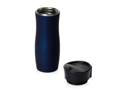 Waterline Вакуумная термокружка с кнопкой Streamline, Waterline, soft-touch, тубус, темно-синий