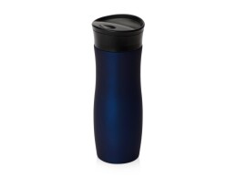 Waterline Вакуумная термокружка с кнопкой Streamline, Waterline, soft-touch, тубус, темно-синий