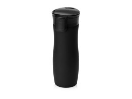 Waterline Вакуумная термокружка с кнопкой Streamline, Waterline, soft-touch, тубус, черный