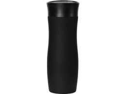 Waterline Вакуумная термокружка с кнопкой Streamline, Waterline, soft-touch, тубус, черный