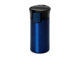 Waterline Вакуумная термокружка с кнопкой Upgrade, Waterline, тубус, темно-синий