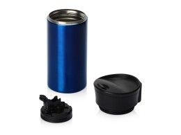 Waterline Вакуумная термокружка с кнопкой Upgrade, Waterline, тубус, темно-синий