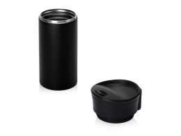 Waterline Вакуумная термокружка с кнопкой Upgrade, Waterline, тубус, черный