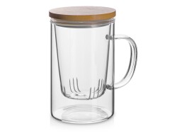 Eat&Bite Select Стеклянная кружка с заварочной емкостью "Milfoil"