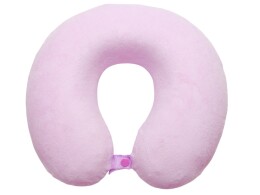 Разное Подушка Basic из микрофибры с эффектом памяти U-shape, розовый NEW