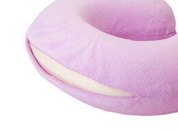 Разное Подушка Basic из микрофибры с эффектом памяти U-shape, розовый NEW