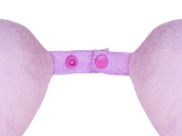 Разное Подушка Basic из микрофибры с эффектом памяти U-shape, розовый NEW