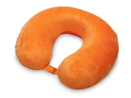 Разное Подушка Basic из микрофибры с эффектом памяти U-shape, оранжевый NEW