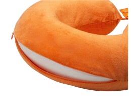 Разное Подушка Basic из микрофибры с эффектом памяти U-shape, оранжевый NEW