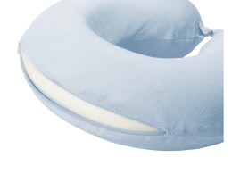 Разное Подушка Basic из микрофибры с эффектом памяти U-shape, небесно голубой NEW