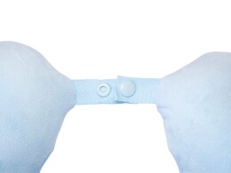 Разное Подушка Basic из микрофибры с эффектом памяти U-shape, небесно голубой NEW