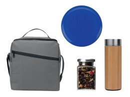 Разное Подарочный набор с термосом и чаем в сумке - холодильнике