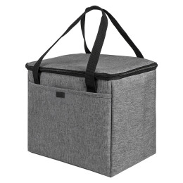 Happy gifts Термосумка "KEEP", 27 x 24. x 20 см, полиэстер 300D, PEVA, серый меланж