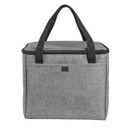Happy gifts Термосумка "KEEP", 27 x 24. x 20 см, полиэстер 300D, PEVA, серый меланж