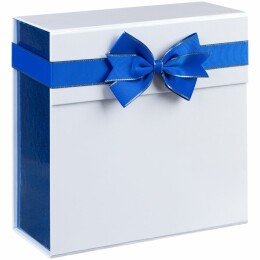 Разное Коробка складная Gallant, M, белая с синим