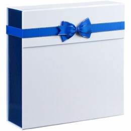 Разное Коробка складная Gallant, L, белая с синим