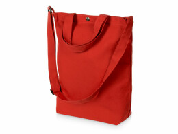 Разное Сумка Helfer из хлопка на кнопке с регулирующейся лямкой, красный