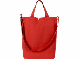 Разное Сумка Helfer из хлопка на кнопке с регулирующейся лямкой, красный