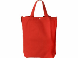 Разное Сумка Helfer из хлопка на кнопке с регулирующейся лямкой, красный