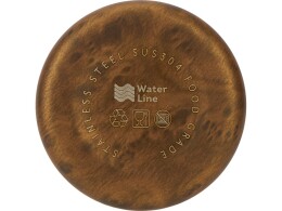 Waterline Вакуумная термобутылка «Britewood S3», 500 мл, крафтовый тубус